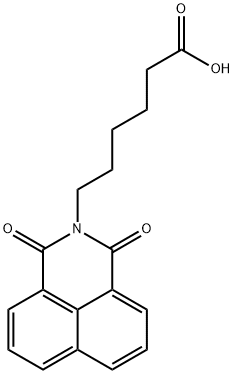 6-(1,3-DIOXO-1H-BENZO[DE]ISOQUINOLIN-2(3H)-YL)HEXANOIC ACID 结构式