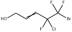 5-BROMO-4-CHLORO-4,5,5-TRIFLUOROPENT-2-EN-1-OL 结构式