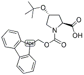 FMOC-(2S,4R)-(-)-4-T-BUTOXYPYRROLIDINE-2-CARBOXYLIC ACID 结构式