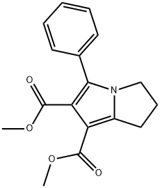 5-苯基-2,3-二氢-1H-吡咯嗪-6,7-二甲酸二甲酯 结构式