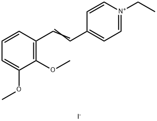 4-(2,3-DIMETHOXYSTYRYL)-1-ETHYLPYRIDINIUM IODIDE 结构式