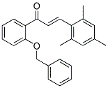 1-[2-(BENZYLOXY)PHENYL]-3-MESITYLPROP-2-EN-1-ONE 结构式