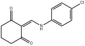 2-[(4-CHLOROANILINO)METHYLENE]-1,3-CYCLOHEXANEDIONE 结构式