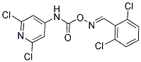2,6-DICHLORO-4-([(([(2,6-DICHLOROPHENYL)METHYLENE]AMINO)OXY)CARBONYL]AMINO)PYRIDINE 结构式