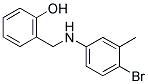 2-[(4-BROMO-3-METHYLANILINO)METHYL]BENZENOL 结构式