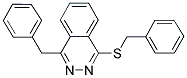 1-Benzyl-4-(benzylsulfanyl)phthalazine 结构式