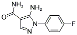 5-氨基-1-(4-氟苯基)-1H-吡唑-4-甲酰胺 结构式