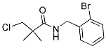 N1-(2-BROMOBENZYL)-3-CHLORO-2,2-DIMETHYLPROPANAMIDE 结构式