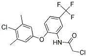 N1-[2-(4-CHLORO-3,5-DIMETHYLPHENOXY)-5-(TRIFLUOROMETHYL)PHENYL]-2-CHLOROACETAMIDE 结构式