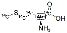 METHIONINE, L-[14C(U)]- 结构式