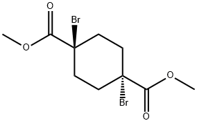 DIMETHYL 1,4-DIBROMOCYCLOHEXANE-1,4-DICARBOXYLATE 结构式