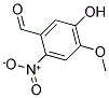 5-HYDROXY-4-METHOXY-2-NITRO-BENZALDEHYDE 结构式