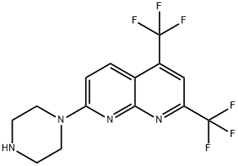 7-PIPERAZINO-2,4-BIS(TRIFLUOROMETHYL)[1,8]NAPHTHYRIDINE