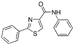 N,2-diphenyl-1,3-thiazole-4-carboxamide 结构式