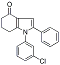 1-(3-CHLOROPHENYL)-2-PHENYL-1,5,6,7-TETRAHYDRO-4H-INDOL-4-ONE 结构式