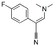 3-(DIMETHYLAMINO)-2-(4-FLUOROPHENYL)ACRYLONITRILE 结构式