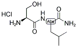 H-SER-LEU-NH2 · HCL 结构式