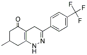 7-METHYL-3-(4-(TRIFLUOROMETHYL)PHENYL)-1,4,6,7,8-PENTAHYDROCINNOLIN-5-ONE 结构式