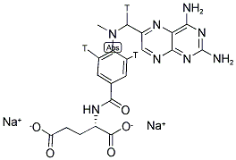 METHOTREXATE SODIUM SALT, [3',5',7'-3H] 结构式