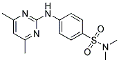 N4-(4,6-Dimethylpyrimidin-2-yl)-N,N-dimethyl-4-aminobenzenesulphonamide 结构式