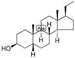 5-BETA-PREGNAN-3-BETA-OL 结构式