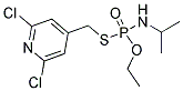 S-(2,6-DICHLOROPYRID-4-YL)-O-ETHYL(ISOPROPYLAMINO)THIOPHOSPHONATE 结构式