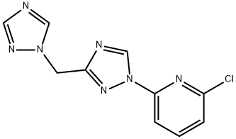 2-CHLORO-6-(3-[1,2,4]TRIAZOL-1-YLMETHYL-[1,2,4]TRIAZOL-1-YL)-PYRIDINE 结构式