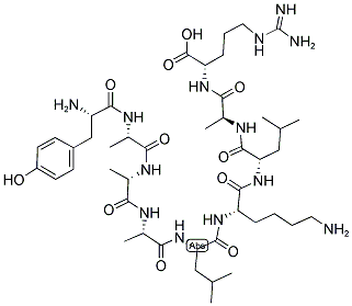 (TYR69,ALA71,72,LYS74)-C3A (69-77) 结构式