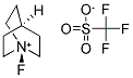 N-FLUOROQUINUCLIDINIUM TRIFLUOROMETHANESULPHONATE 结构式