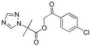 2-(4-CHLOROPHENYL)-2-OXOETHYL 2-METHYL-2-(1H-1,2,4-TRIAZOL-1-YL)PROPANOATE 结构式