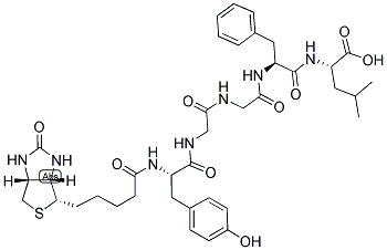 BIOTIN-TYR-GLY-GLY-PHE-LEU 结构式