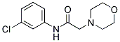 N-(3-CHLOROPHENYL)-2-MORPHOLINOACETAMIDE 结构式