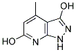 3,6-DIHYDROXY-4-METHYL-1-PYRAZOLO(3,4-B)PYRIDINE 结构式