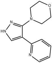 4-(4-(吡啶-2-基)-1H-吡唑-3-基)吗啉 结构式