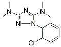 1-(2-CHLOROPHENYL)-N3,N3,N5,N5-TETRAMETHYL-1H-1,2,4-TRIAZOLE-3,5-DIAMINE 结构式
