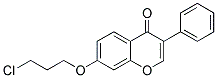 7-(3-CHLOROPROPOXY)-3-PHENYL-4H-CHROMEN-4-ONE 结构式