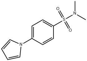 N,N-二甲基-4-(1H-吡咯-1-基)苯磺酰胺 结构式