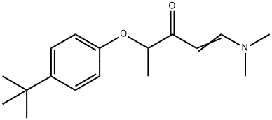 4-[4-(TERT-BUTYL)PHENOXY]-1-(DIMETHYLAMINO)-1-PENTEN-3-ONE 结构式