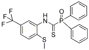 N-[2-(METHYLTHIO)-5-(TRIFLUOROMETHYL)PHENYL]OXO(DIPHENYL)PHOSPHORANECARBOTHIOAMIDE 结构式