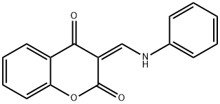 3-[(Z)-Anilinomethylidene]-2H-chromene-2,4-dione 结构式