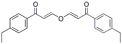 1-(4-Ethylphenyl)-3-([3-(4-ethylphenyl)-3-oxoprop-1-enyl]oxy)prop-2-en-1-one 结构式