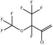 2-CHLORO-3,4,4,4-TETRAFLUORO-3-(TRIFLUOROMETHOXY)BUT-1-ENE 结构式