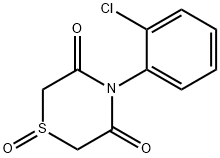 4-(2-CHLOROPHENYL)-1LAMBDA4,4-THIAZINANE-1,3,5-TRIONE 结构式