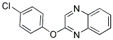 2-(4-CHLOROPHENOXY)QUINOXALINE 结构式