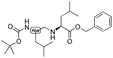 Boc-Leu-(R)-Leu-OBzl 结构式