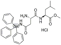 H-Asn(Trt)-Leu-OMe HCl 结构式
