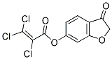 3-OXO-2,3-DIHYDROBENZO[B]FURAN-6-YL 2,3,3-TRICHLOROACRYLATE 结构式