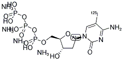 2'-DEOXYCYTIDINE-5'-TRIPHOSPHATE, 5-[125I]IODO-,TETRAAMMONIUM SALT 结构式