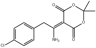 5-[1-AMINO-2-(4-CHLOROPHENYL)ETHYLIDENE]-2,2-DIMETHYL-1,3-DIOXANE-4,6-DIONE