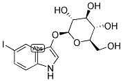 5-IODO-3-INDOLYL-BETA-D-GALACTOPYRANOSIDE 结构式